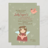 Valentijn Angel Uitnodiging (Voorkant / Achterkant)