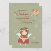 Valentijn Angel Uitnodiging (Voorkant / Achterkant)