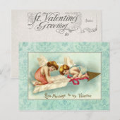  Valentijn Angels Feestdagenkaart (Voorkant / Achterkant)