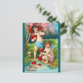 Valentijn Angels Feestdagenkaart (Staand voorkant)
