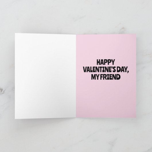 VALENTIJN (ANTI-VALENTIJN) VRIENDENKAART KAART (Binnen)