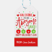 Valentijn Appelmoes Gift Label Cadeaulabel (Voorkant)