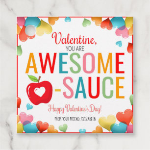 Valentijn Applesauce Label