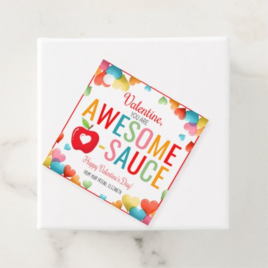 Valentijn Applesauce Label (In situ)