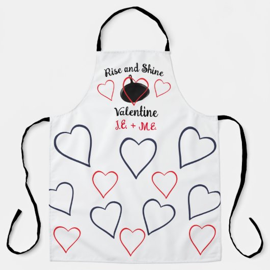 Valentijn Apron voor de  Lover Schort (Voorkant)