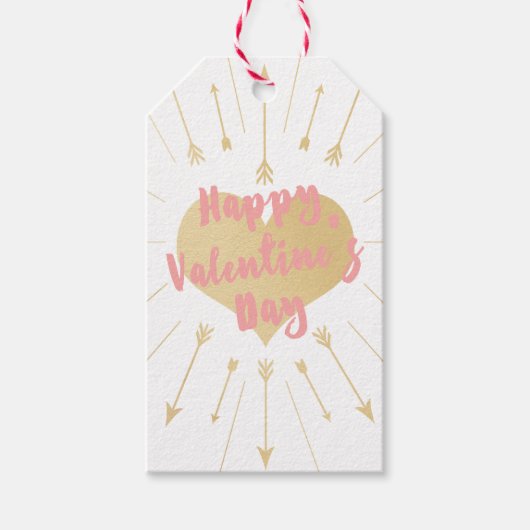 Valentijn Arrows Cadeaulabel (Voorkant)