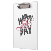 Valentijn Art Happy Love Day Klembord (Links)
