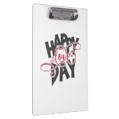 Valentijn Art Happy Love Day Klembord (Rechts)
