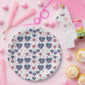 Valentijn Art Papieren Bordje (Feest)