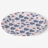 Valentijn Art Papieren Bordje (Gekanteld)