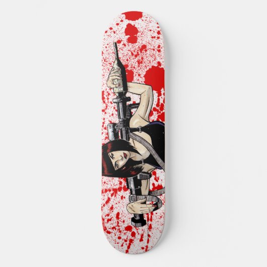 Valentijn Assassin Persoonlijk Skateboard (Voorkant)