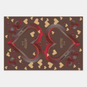 Valentijn assortiment inpakpapier vel (Voorkant)