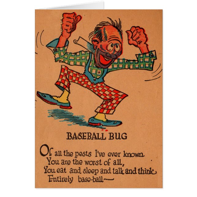 valentijn azijn uit de jaren '30: de Baseball Bug (Voorkant)