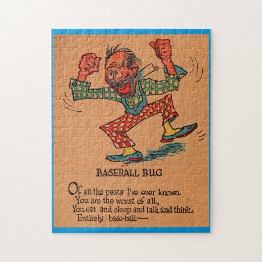 valentijn azijn uit de jaren '30: de Baseball Bug Legpuzzel (Verticaal)
