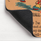valentijn azijn uit de jaren '30: de Baseball Bug Muismat (Hoek)