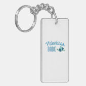 Valentijn Babe Flowers Sleutelhanger (Voorkant Links)