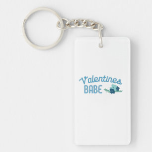 Valentijn Babe Flowers Sleutelhanger