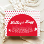 Valentijn Baby shower Book Request Informatiekaartje