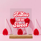 Valentijn Baby shower gunst Acryl Bord