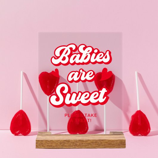 Valentijn Baby shower gunst Acryl Bord