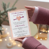 Valentijn Baby shower Kaart