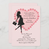 Valentijn Baby shower Kaart (Voorkant / Achterkant)