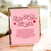 Valentijn Baby shower Late Night Luiers Game Poster