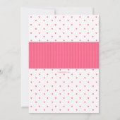 Valentijn Baby shower Uitnodiging (Achterkant)