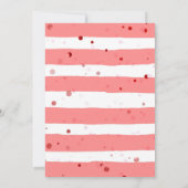 Valentijn Baby shower Uitnodiging, is onderweg Kaart (Achterkant)