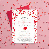 Valentijn Baby shower Uitnodiging Sjabloon