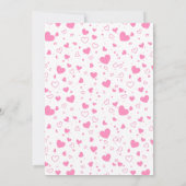 Valentijn Baby shower van kleine schatjes Kaart (Achterkant)