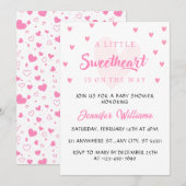 Valentijn Baby shower van kleine schatjes Kaart (Voorkant / Achterkant)