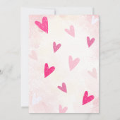 Valentijn Baby shower van kleine schatjes Kaart (Achterkant)