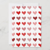 valentijn baby zwangerschapsaankondiging liefde ha feestdagenkaart (Achterkant)