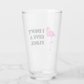 Valentijn Bachelorette bridesmaids flamingo beer Glas (Achterkant)