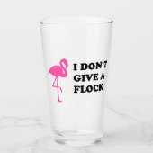 Valentijn Bachelorette bridesmaids flamingo beer Glas (Voorkant)