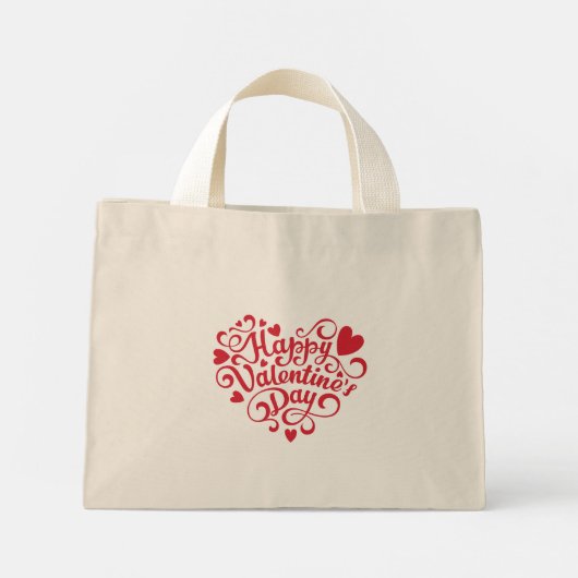 Valentijn Bag Mini Tote Bag (Achterkant)