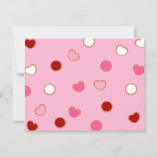 Valentijn Baking Party Kaart (Achterkant)