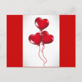 Valentijn ballonnen (3) feestdagenkaart (Voorkant)