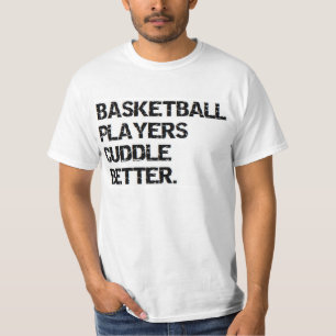 valentijn: basketbalspelers knuffelen beter t-shirt