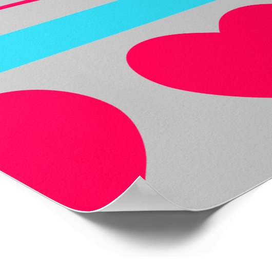 Valentijn Basset Hound Poster (Hoek)