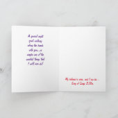 Valentijn Beach Scene 5 "x 7" Gevouwen Wenskaart Kaart (Binnen)