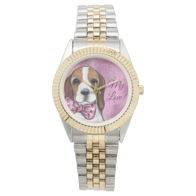 VALENTIJN BEAGLE HORLOGE (Voorkant)
