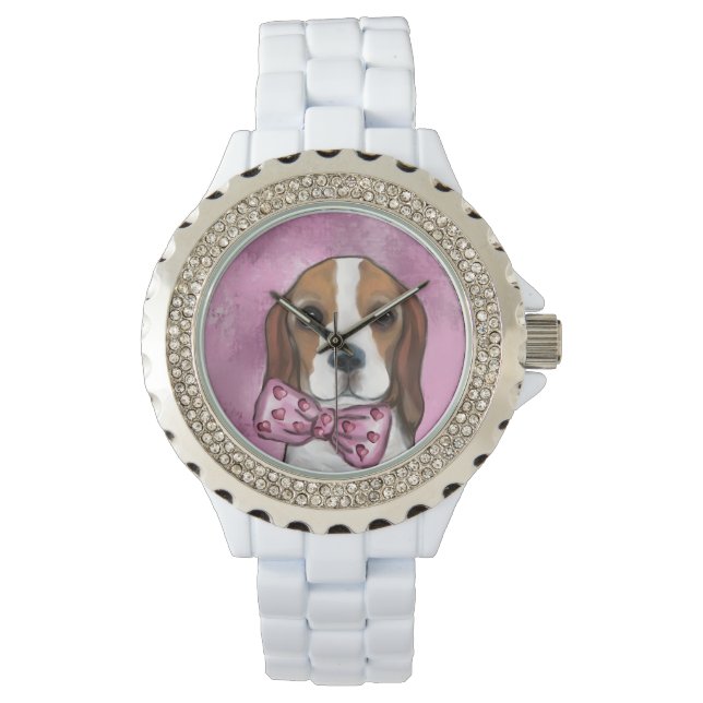 VALENTIJN BEAGLE HORLOGE (Voorkant)
