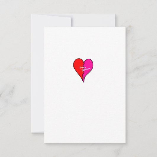 Valentijn! Bedankkaart (Voorkant)