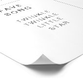 Valentijn Beer Ballon Mijlsteen Poster (Hoek)