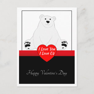 Valentijn Beer Briefkaart