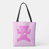 Valentijn Beer Canvas tas (Achterkant)