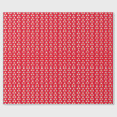 Valentijn Beer met een hart Cadeaupapier (Vlak)