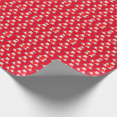 Valentijn Beer met een hart Cadeaupapier (Hoek)